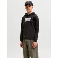 Jack & Jones Junior Kapuzensweatshirt JCOFUSION GRAPHIC SWEAT HOOD UNB SN JNR Baumwollmischung, normal geschnitten
