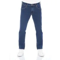 Wrangler Straight-Jeans Herren Jeanshose Greensboro Regular Fit Denim Hose mit Stretch