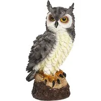 GarveeMore Küchenorganizer-Set 7 Zoll Harz Eule lebensechte Statue Garten Ornament für Yard