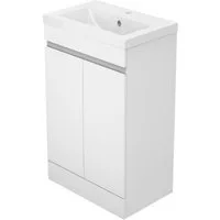 duschspa Waschtisch Badmöbel 50 cm Waschbecken mit Unterschrank, Standschrank