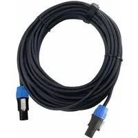 Pronomic BOXSP1-10 Lautsprecher Kabel 10 m Audio-Kabel, 2-Pol Speakon-kompatibel, (1000 cm), Spannzangen-Zugentlastung, Niedrige Leiterkapazität