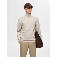 Selected Sweatshirt SLHEMANUEL SOFT ZIP HIGH NECK SWEAT NOOS