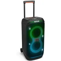 JBL PartyBox Stage 320 Party-Lautsprecher Stereo (Bluetooth, 240 W, 18h Akkulaufzeit, dynamische Lichtshow, Teleskopgriff, Auracast)
