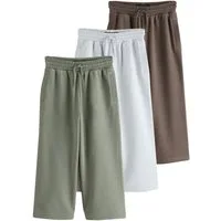 Next Jogginghose Jogginghose im Wide Fit, 3er-Pack (3-tlg)