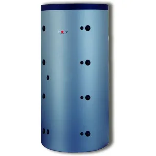 Wolf Spu Pufferspeicher 2483050 800 l, mit Glattrohrwärmetauscher, silber