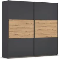 rauch Schwebetürenschrank Kleiderschrank Schrank Garderobe Garderobenschrank Wäscheschrank NEO (3 verschiedene Ausstattungen BASIC/CLASSIC/PREMIUM (inkl. SOFT-CLOSE) mit großzügigem Stauraum und vielfältigen Farbkombinationen