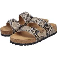 Rieker Pantolette Sommerschuh, Strandschuh, Hausschuh mit verstellbaren Schnallen