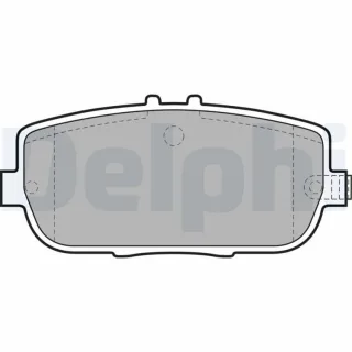 Delphi Bremsbel?ge hinten Abarth 124 Fiat 124 Mazda Mx-5