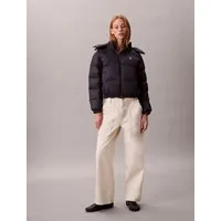 Calvin Klein Jeans Steppjacke ESSENTIAL MIDWEIGHT PUFFER JACKE Mit Rundhalsausschnitt, regular fit