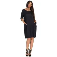 Mississhop Sommerkleid Leinenkleid Damenkleid 100% Leinen M.306