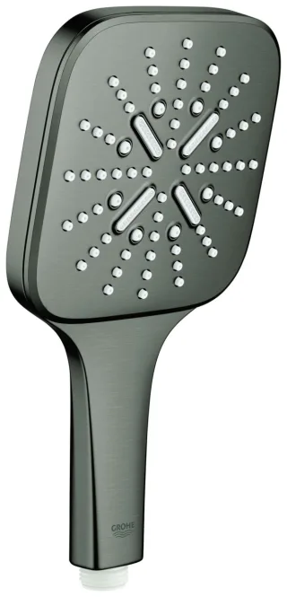 GROHE Handbrause RSH 130 SmartActive Cube 26582 9,5l hard graphite gebürstet, 26582AL0 26582AL0