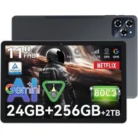 BESTTAB 11'''4G LTE 8000 mAh Akku 256 GB Tablet (256 GB, 4G LTE, FHD Display, 8000 mAh Akku, Al Magic, Android 15)