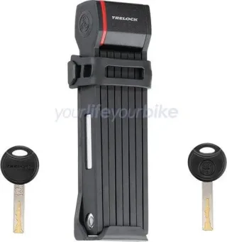 Trelock FS 280 TWO.GO L Faltschloss schwarz 100 cm