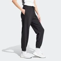 adidas Sportswear Sporthose ESSENTIALS SMALL LOGO FRENCH TERRY CUFFED Locker geschnitten, hoher Bund, aus weichem French Terry Material