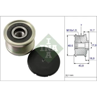 Ina Generatorfreilauf Dacia Fiat Mercedes Nissan Opel Renault