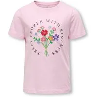 KIDS ONLY T-Shirt Kogemma Life Reg S/S Flower Top Jrs