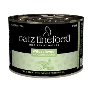 Catz finefood Nassfutter Katze Pure Adult Wildschwein 12x200 g