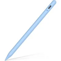 LA CUTE Eingabestift Stylus Pen für iPad mit kabellosem Laden & Palm Rejection (Stylus Pen Set mit Ladekabel & Ersatzspitzen für iPads, Enthält Stylus Pen, USB-C Ladekabel, 2 Ersatzspitzen) Kabelloses Laden, Magnetische Befestigung, Kippfunktion
