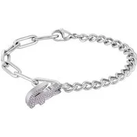 Lacoste Armkette CROCODILE, mit Preciosa Crystal