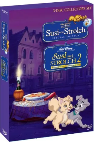 Susi und Strolch S.E. / Susi und Strolch 2 - Kleine Strolche großes Abenteuer [3 DVDs]