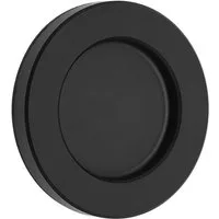 SO-TECH® Türgriff Schiebetürgriff TEYO selbstklebend (3M VHB), schwarz eloxiert Ø 70 x 8 mm für Glas-Türen & Zimmertüren