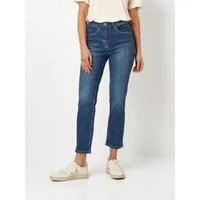 TONI 7/8-Jeans geschlitzt, mit Stretch