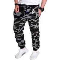 RMK Jogginghose Herren Sporthose Fitnesshose Trainingshose Camouflage Army Armee