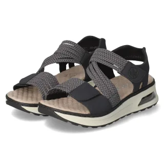 Rieker Sandalen  Blau - Gr. 36 -  Textil