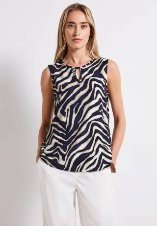 STREET ONE Blusentop aus softer Viskose