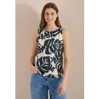 CECIL Tanktop mit Blätterprint