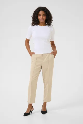 Pants Suiting Regular fit Feather Gray beige