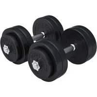 GORILLA SPORTS Kurzhantel Kurzhanteln - Verstellbare Hanteln, Standard / Gripper, Kurzhantelset, (20 kg / 30 kg Gesamtgewicht)