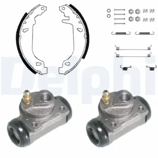 Delphi Bremsbacken vormontiert hinten Citroen Xsara Zx Peugeot 306 KP830