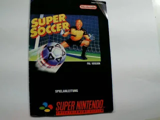 Super Soccer [Nintendo Super NES] Spielanleitung
