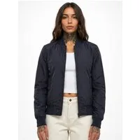 urbandreamz Bomberjacke Damen leichte Bomberjacke Jacke Sommer Frühling Übergangsjacke Seitentaschen, wasserabweisend, waffelartige seitliche Einsätze