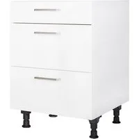 nobilia® Kochfeldumbauschrank "Touch", vormontiert, mit Schubkasten und Auszügen, in den Breiten 60 und 90 cm