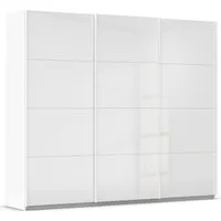 OTTO home Schwebetürenschrank Kleiderschrank Schrank Garderobe AGORDO mit Glasfront (Breiten 203/271/315/360 cm, Höhen 210/229 cm) durchdachte Innenausstattung, in 4 Breiten und 2 Höhen MADE IN GERMANY