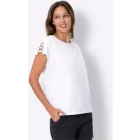 Sieh an! T-Shirt Rundhals-Shirt Extra kurz