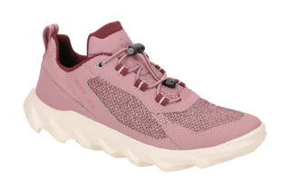 Ecco 820263 MX WOMEN Slipper - rosa dunkelrot beige - leicht Profilsohle