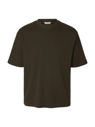 SELECTED MEN - SLMLOOSEOSCAR SS O-NECK TEE NOOS - Gr. - XL