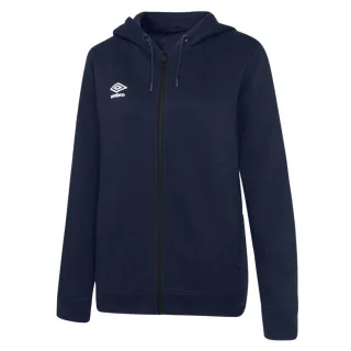 Umbro Damen/Damen Club Leisure Full Zip Hoodie (Marineblau/Weiß)