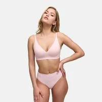cfab (creamy fabrics) Bügelloser BH Comfort Push-Up BH-Baby Pink-M (1-tlg)