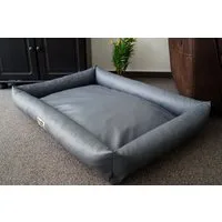 Hundebettenmanufaktur Hundekorb Hundebett PicoBello beidseitig Kunstleder Farbe und Größe wählbar
