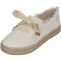 TOMS CAROLINA LACE UP Espadrille White Beachside