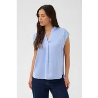 Saint Tropez Kurzarmbluse Kurzarm-Bluse PananSZ