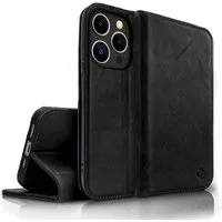 Nalia Smartphone-Hülle Apple iPhone 14 Pro 15,5 cm (6,1 Zoll), Echt Leder Flip Case Hülle / Magnetverschluss / Premium Leather Case