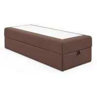 Best for Home Boxspringbett Single-Box Bett mit Bonell H3 Matratze & Stauraum (Boxbett, Rahmenbett, Gästebett, Jugendbett, Kinderbett, 1-St., 70x200 80x200 90x200 100x200 cm), Integrierter Bettkasten, platzsparendes Design