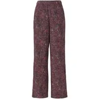 QS Chinos Hose High-Rise-Hose mit Print aus Viskose