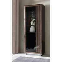 FORTE Highboard Savona, Höhe 197 cm, inkl. Lichtleiste im Sockel