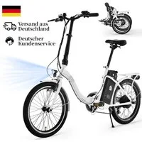VECOCRAFT E-Bike Faltrad 20 Zoll Klapprad Elektrofahrrad Pedelec 36V 7.8/13Ah Akku, NEMESIS, 6 Gang Shimano, Kettenschaltung, Heckmotor, 468 Wh, (55-80km), Pedelec, E-Citybike mit Tiefeinstieg für Damen & Herren,bis zu 120KG